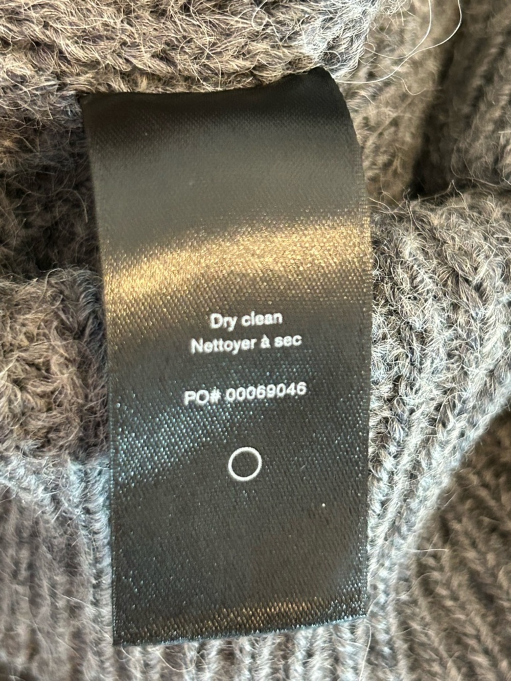 Rag & Bone Madix Wool & Alpaca Blend Sweater Polo Grey Size M - Picture 9 of 12
